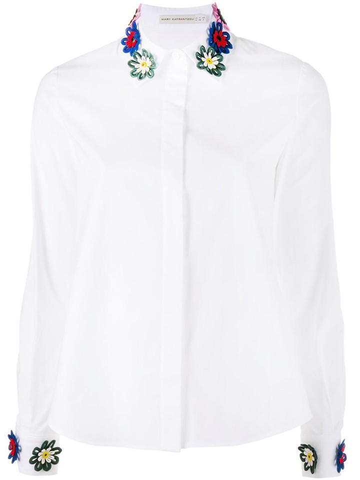 Mary Katrantzou Shane Guipure-lace Shirt - White