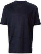 Lanvin Stitching Detail T-shirt, Men's, Size: Xl, Blue, Cotton
