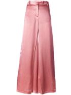 Valentino Wide Leg Flared Trousers - Nude & Neutrals
