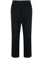 Ymc Straight Piped-seam Trousers - Black