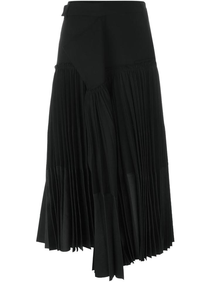 Haider Ackermann Pleated Draped Skirt