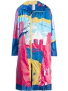Bethany Williams Distressed Look Raincoat - Blue