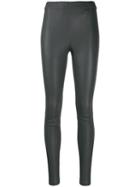 Helmut Lang Slim Fit Leggings - Grey
