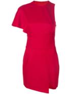 Alexandre Vauthier Asymmetric Mini Dress - Red