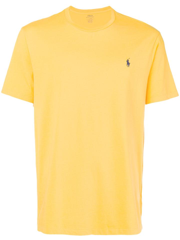 Polo Ralph Lauren Logo Embroidered T-shirt - Yellow & Orange