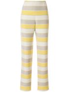 Giorgio Armani Vintage Slim Striped Trousers - Multicolour