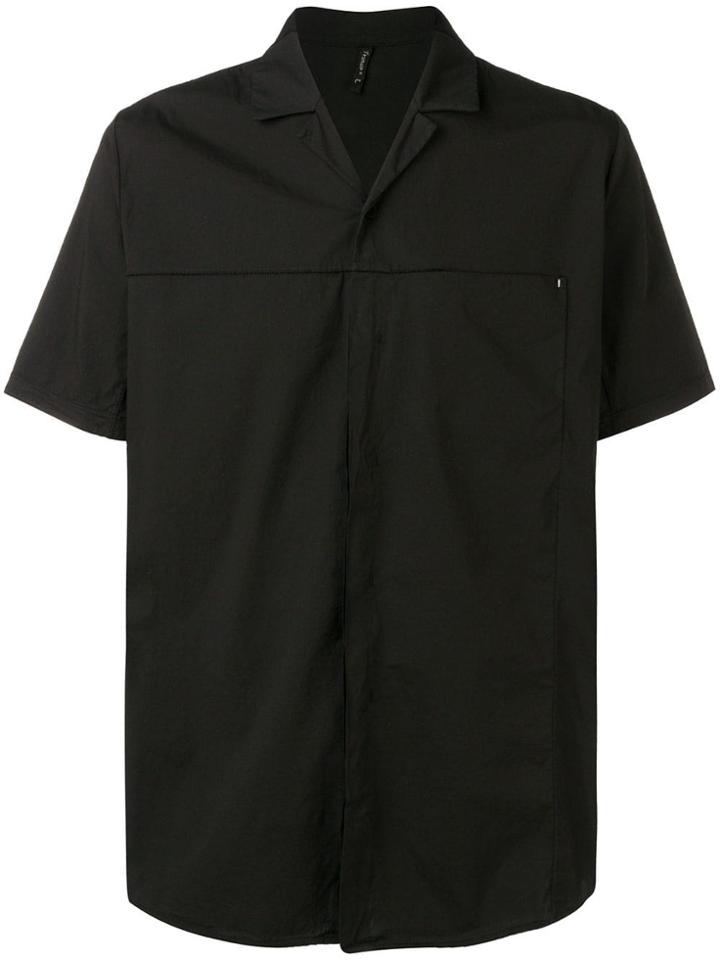 Transit Notched Collar Shirt - Black