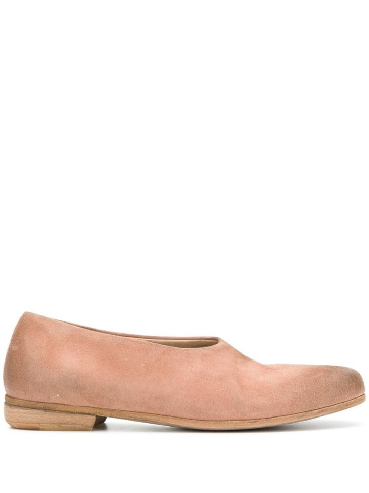 Marsèll Almond Toe Loafers - Neutrals
