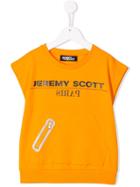 Jeremy Scott Junior Teen Logo Print Sweat Top - Orange