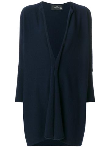 Boule De Neige Oversized Cardigan - Blue