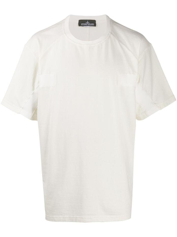 Stone Island Shadow Project Tonal Panelled T-shirt - White