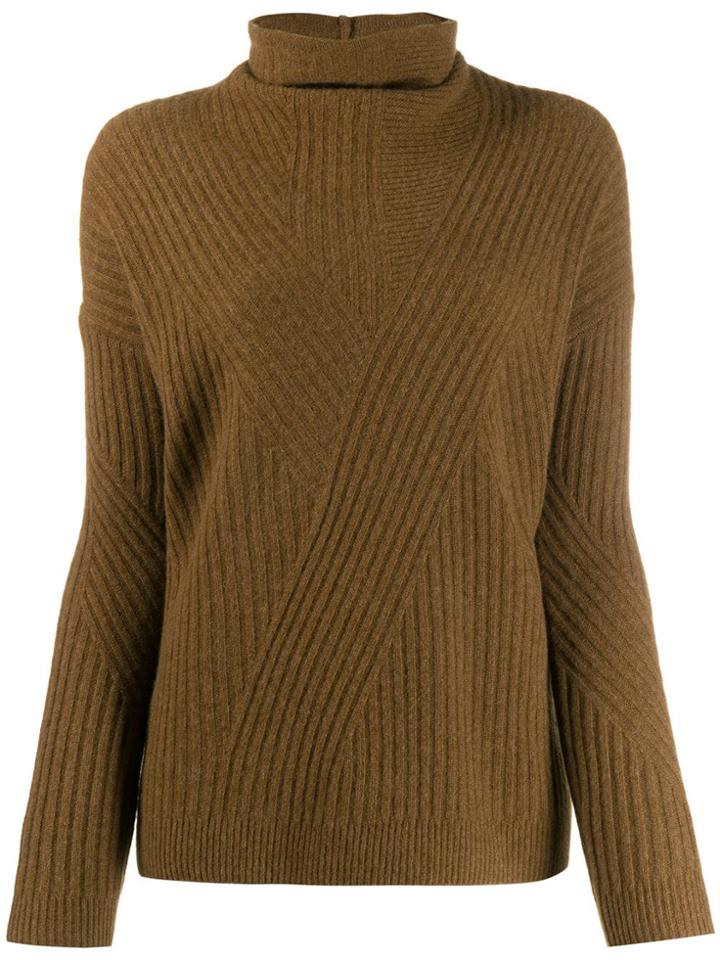 Pringle Of Scotland Travelling Ribbed Jumper - Green
