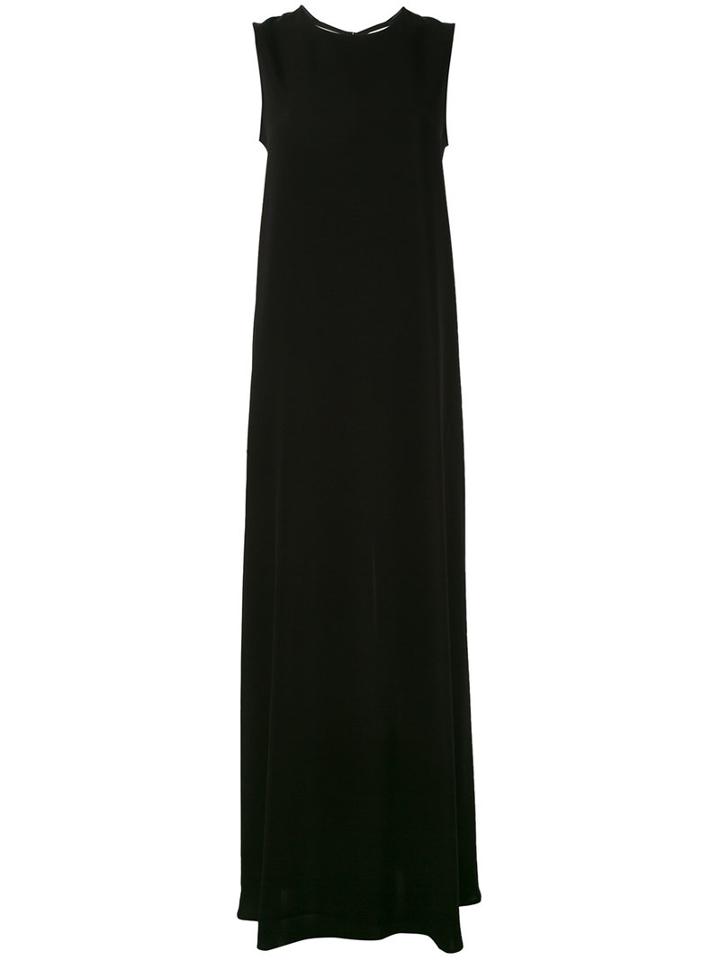 Maison Rabih Kayrouz - Shift Maxi Dress - Women - Polyester/polyurethane/triacetate - 38, Black, Polyester/polyurethane/triacetate