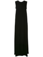 Maison Rabih Kayrouz - Shift Maxi Dress - Women - Polyester/polyurethane/triacetate - 38, Black, Polyester/polyurethane/triacetate