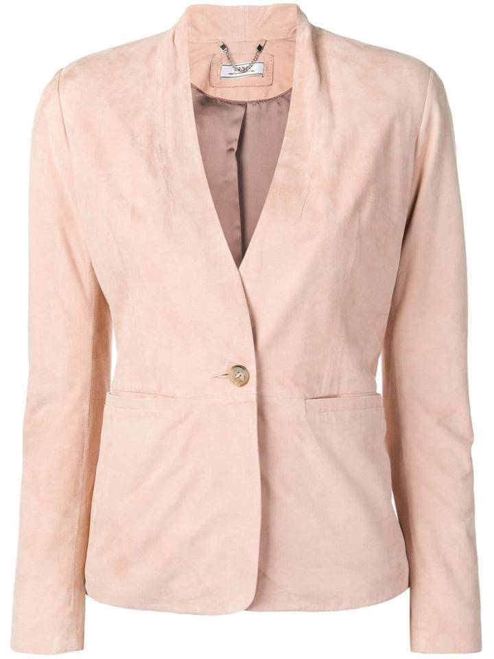 Desa 1972 Suede Jacket - Pink