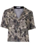 Nk Asas Elle Printed Shirt - Black