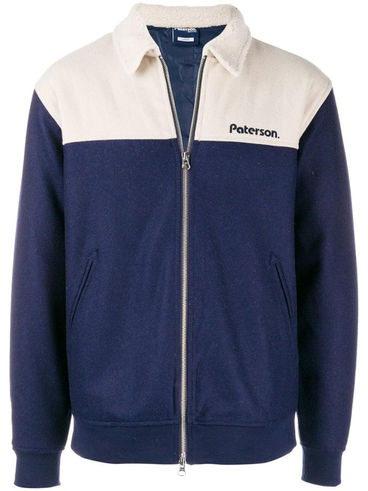 Paterson. Two Tone Bomber Jacket - Blue