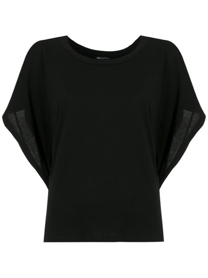 Uma Raquel Davidowicz Capim Bat Sleeves Blouse - Black