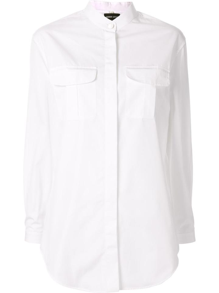 Giorgio Armani Chest Pocket Shirt - White