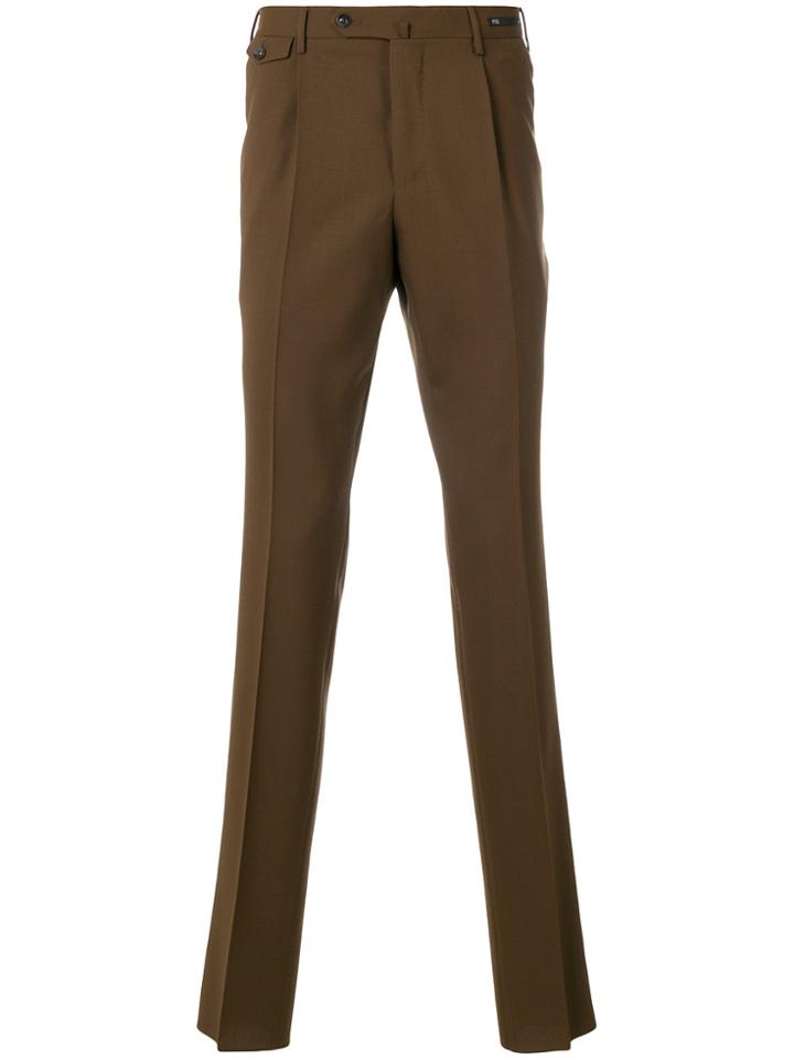 Pt01 Madras Bay Trousers - Brown