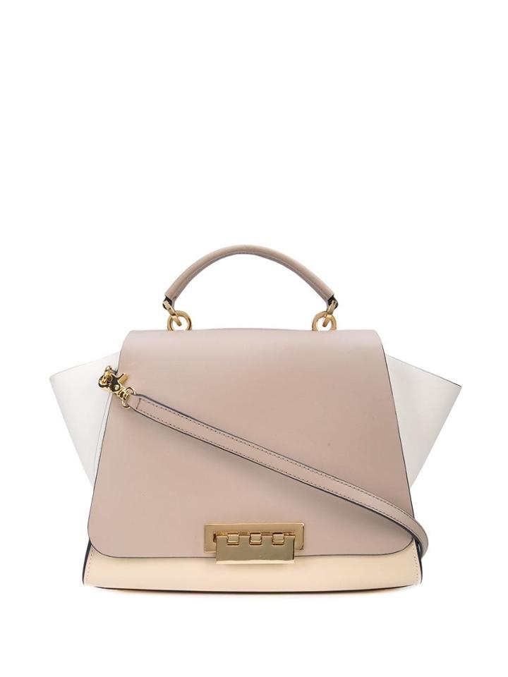 Zac Zac Posen Eartha Shoulder Bag With Floral Strap - Grey