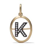 Annoushka 18yellow Gold Diamond Initial K Pendant - 18ct Yellow Gold