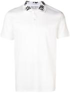 Alexander Mcqueen Logo Collar Polo Shirt - White