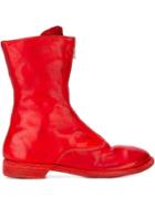 Guidi Zip Up Boots - Red