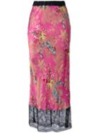 Romance Was Born Romance Was Born X Ultra Violet 'tenderly Brocade' Skirt, Women's, Size: 8, Silk
