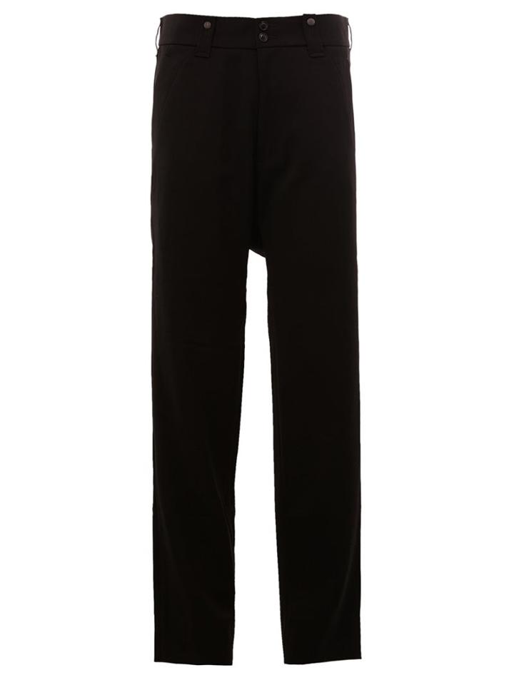 Aganovich Straight Trousers, Men's, Size: 50, Black, Wool