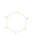 Meadowlark Bell Charm Ankle Bracelet - Gold