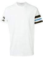 Givenchy Striped Sleeve T-shirt, Men's, Size: Xs, White, Cotton