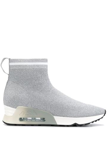 Ash Sock Sneakers - Silver