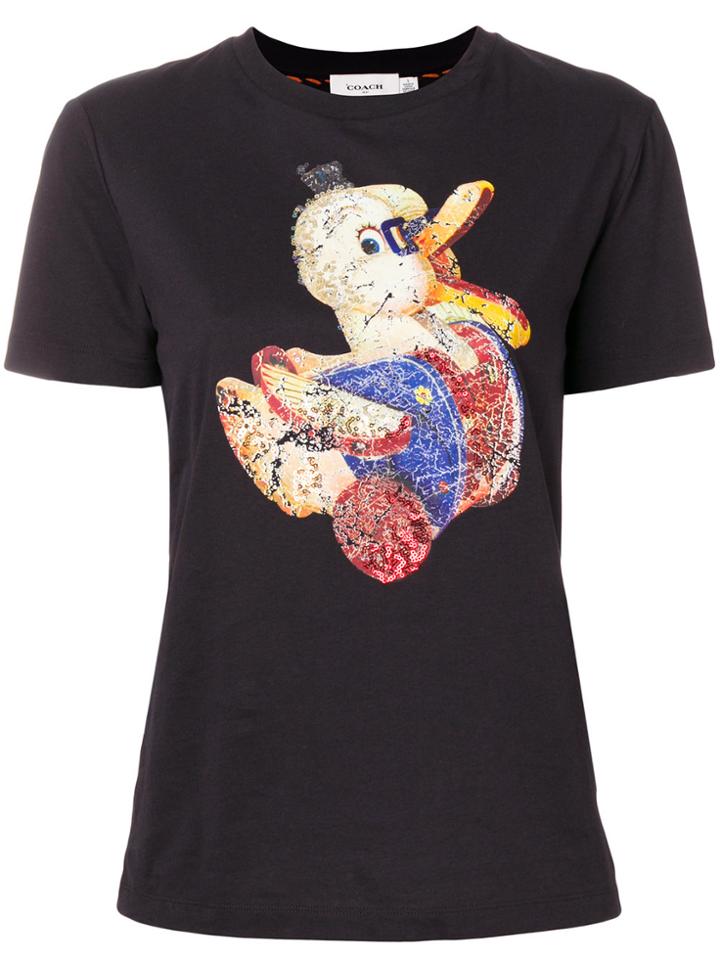 Coach Duck Print T-shirt - Black