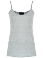 Andrea Bogosian Plain Tank Top - Grey