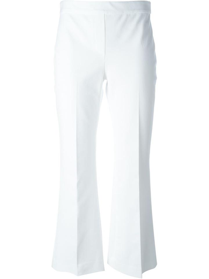 Theory Flared Cropped Trousers