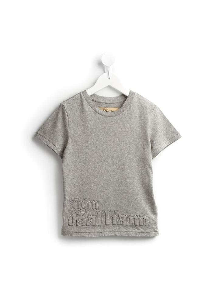 John Galliano Kids Stitched Logo T-shirt