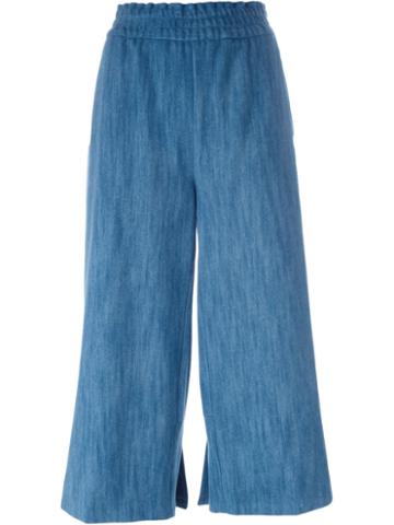 Carin Wester Tomiko Trousers, Women's, Size: M, Blue, Polyester/viscose/cotton