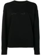 Carhartt Heritage Embroidered Logo Sweatshirt - Black