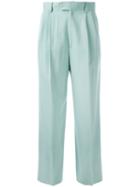 Guy Laroche Vintage Straight Leg Trousers, Women's, Size: 36, Green