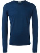 John Smedley 'ashmount' Sweater, Men's, Size: Xxl, Blue, Merino