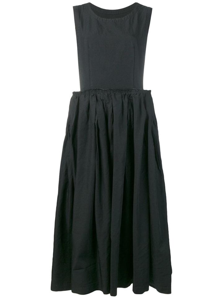 Comme Des Garçons Comme Des Garçons Overlay Mid-length Dress - Black