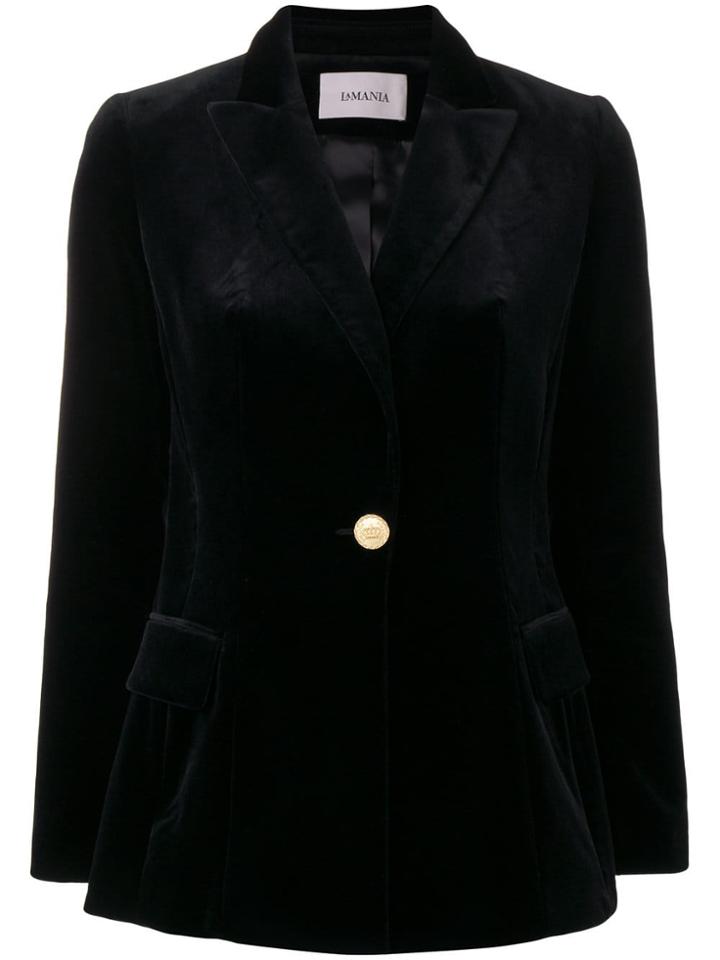 La Mania Classic Fitted Blazer - Black