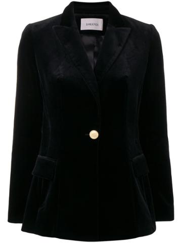 La Mania Classic Fitted Blazer - Black