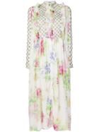 Dodo Bar Or Floral Print Midi Dress - White