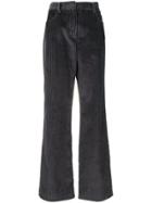 Fabiana Filippi Corduroy Wide Leg Trousers - Grey