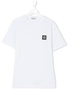 Stone Island Junior Logo T-shirt - White