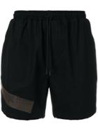 Raf Simons Stripe Detail Shorts - Black