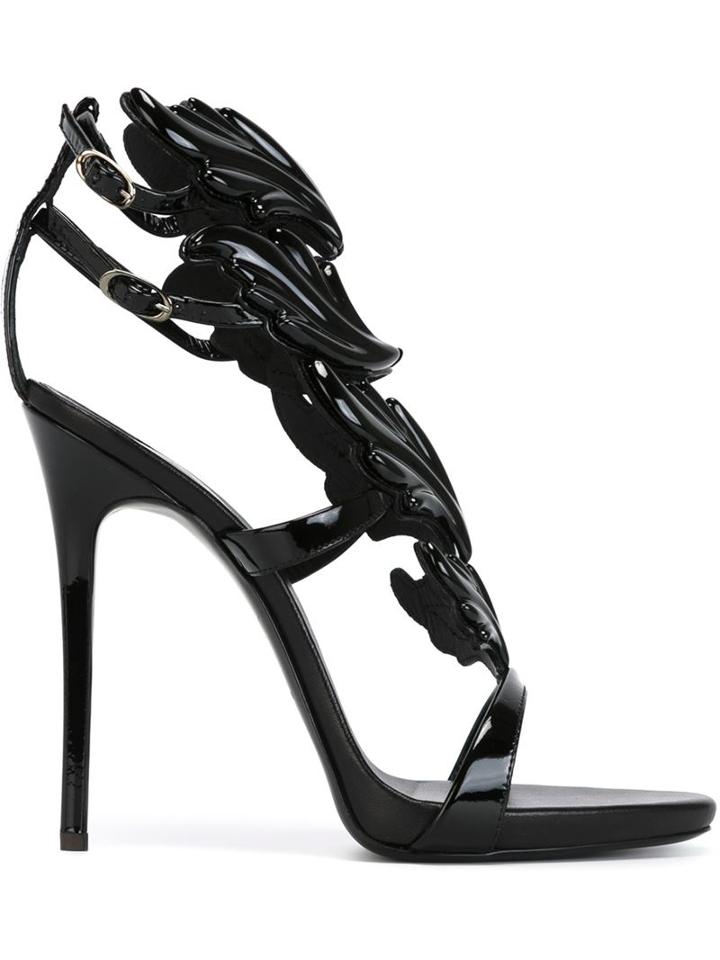 Giuseppe Zanotti Design Leaf Stiletto Sandals