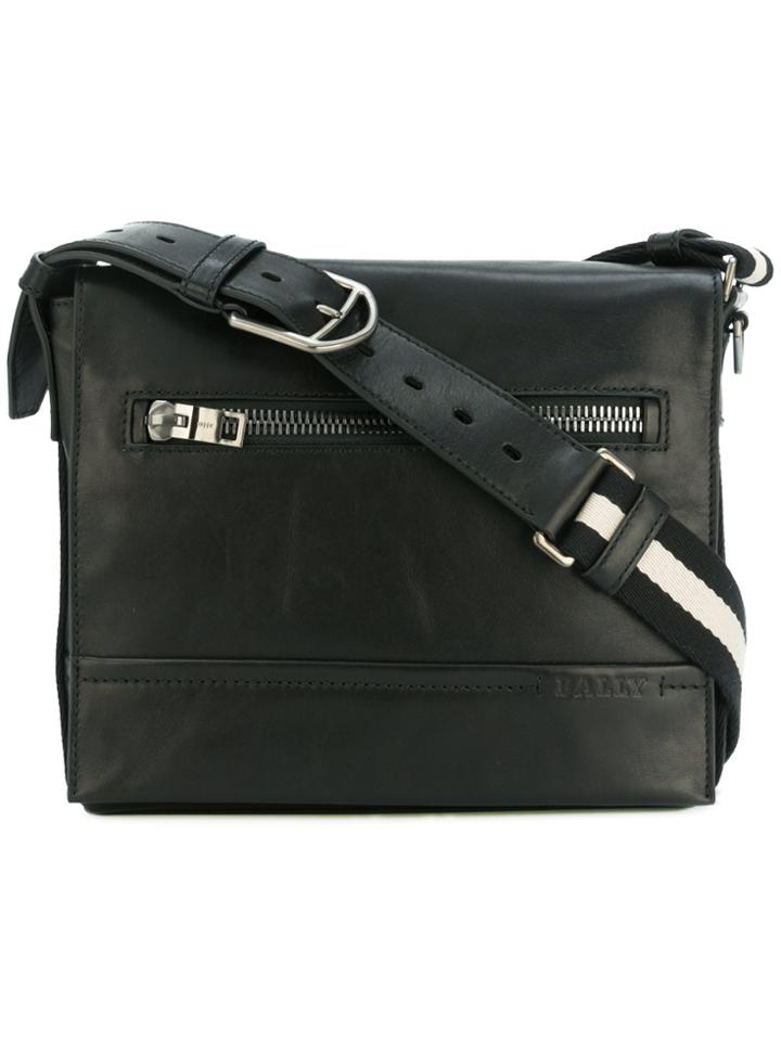 Bally Zipped Messenger Bag - Black